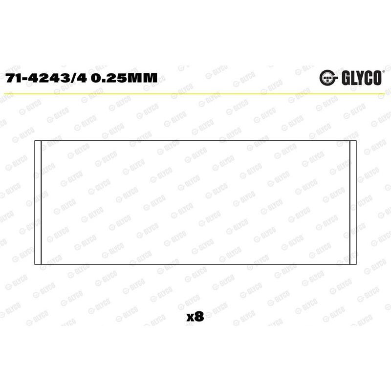 KOL YATAK 0,25 - MICRA 03-/NOTE 06-/QASHQAI 07-/JUKE 10-/CLIO/KANGOO/MEGAN II-III/FLUENCE/LOGAN (03-) - GLYCO - OEM: 7701475987