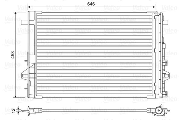 KLIMA RADYATORU - W117-176-246-156 (11-18) - VALEO - OEM: A2465000454