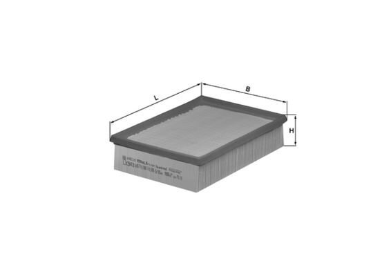 HAVA FILTRESI E173L-27030 - E36-E38-E39-E46-X3 E83-Z3 E36-Z4 E85 (90-11) - MAHLE - OEM: 13721730449