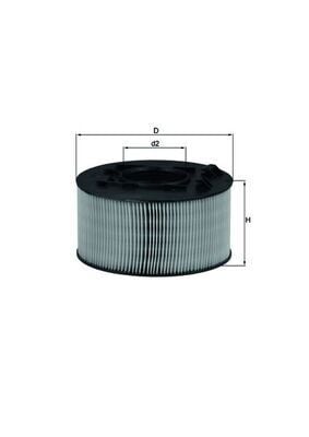HAVA FILTRESI E489L - E46 (02-15) - MAHLE - OEM: 13717503141