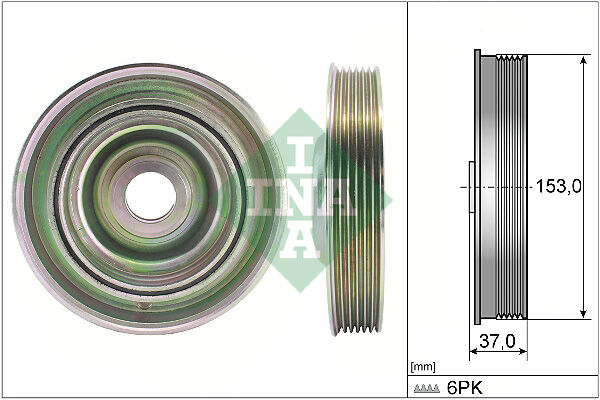 KRANK KASNAGI 0515.V9/0515Q8/0515.T6 - FOCUS/MONDEO/KUGA307/607/PARTNER/C5 (04-) - INA - OEM: 9M5Q 6B319 AB