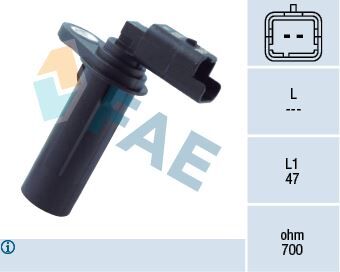 EKSANTRIK MIL SENSORU - DUSTER/SANDERO/NISSAN (10-) - FAE - OEM: 8200434068