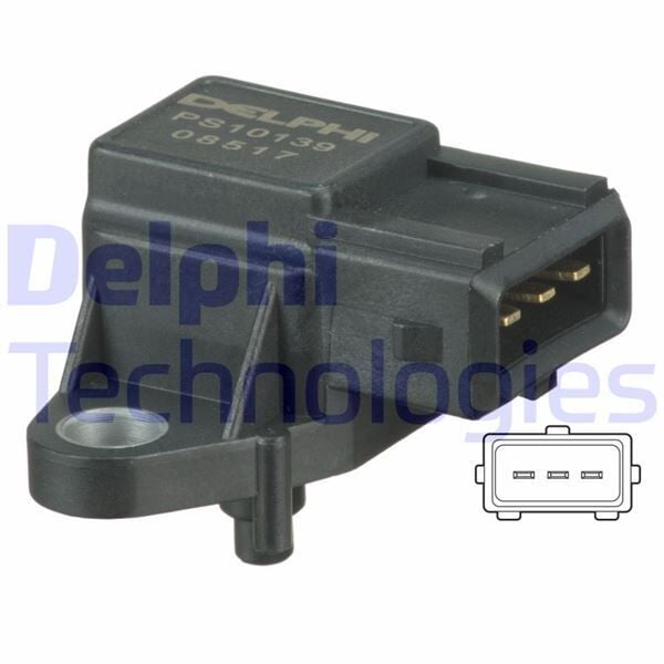 MAP SENSÖRÜ BMW 3 (E46)5 (E46)7 (E38)X5 (E53)OMEGA B(01-03)LAND ROVER FREELANDER (00-06) - OEM: 13622246977 - DELPHI