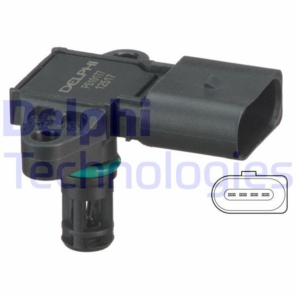 MAP SENSÖRÜ - AUDI A4 / SEAT IBİZA / SKODA FABİA. OCTAVİA / VWFOX. POLO 02/99> - OEM: 03D906051 - DELPHI