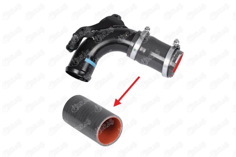 TURBO HORTUMU SILIKON - SOL - FOCUS /FIESTA/MONDEO (12-) - IBRAS - OEM: AV61 6C750 AE