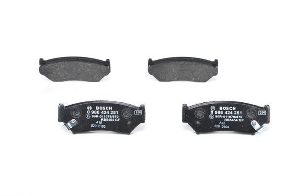 DİSK BALATA - ÖN - [WVA 21909] - [ 116.7X45.5X15.5 MM ] - İKAZ KABLOLU - OEM: 5520065D00000 - BOSCH