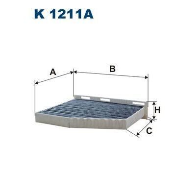 POLEN FILTRESI SAGDAN DIREKSIYONLU ARACLAR ICIN - GOLF5-JETTA-CADDY-PASSAT-A3-LEON-TIGUAN (04-13) - FILTRON - OEM: 1K2819653