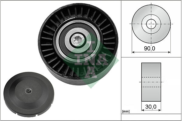 V KAYIS GERGI RULMANI - E82-88-90-91-92 (07-) - INA - OEM: 11287557851