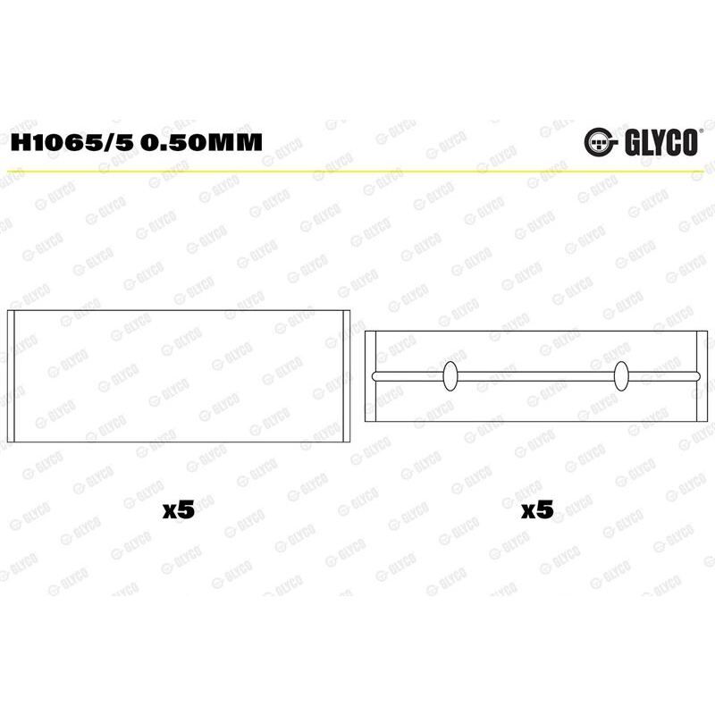 ANA YATAK 0.50 - MEGAN-CLIO-LAGUNA-KANGO-LOGAN-NISSAN (98-) - GLYCO - OEM: 7701475110