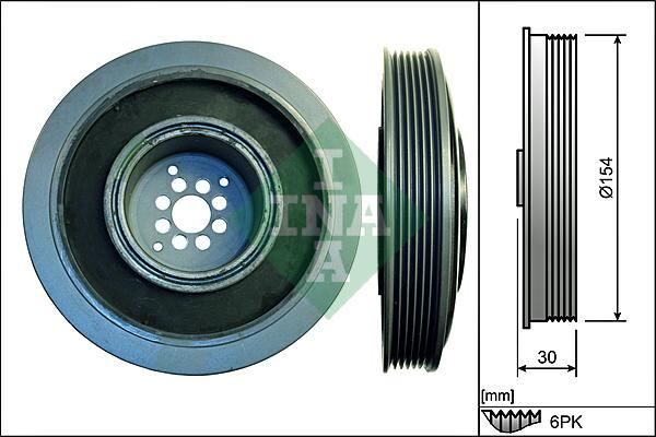 KRANK KASNAĞI TOUAREG-A4-A6-A8-Q7 3.0 TDI - OEM: 059105251AD - INA