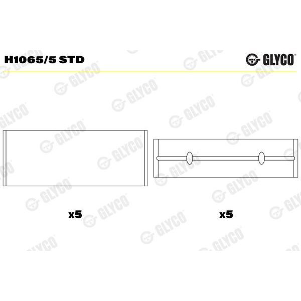 ANA YATAK STD - MEGAN-CLIO-LAGUNA-KANGO-LOGAN-NISSAN (98-) - GLYCO - OEM: 7701475110