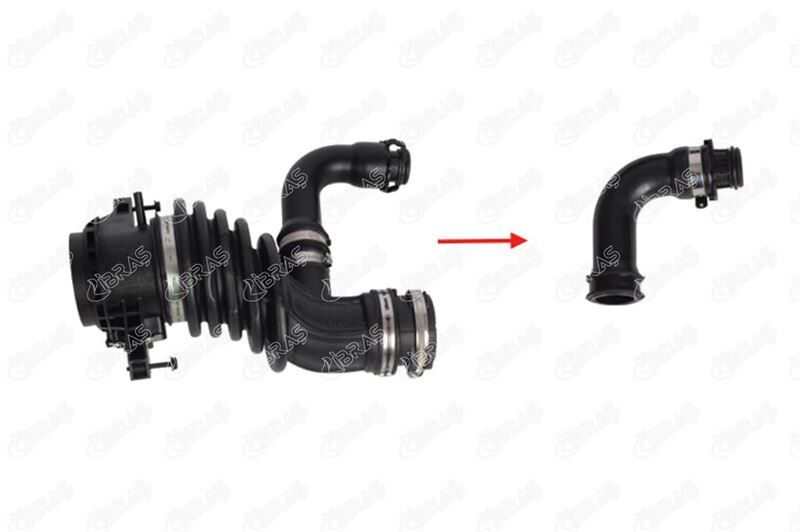 TURBO HORTUMU - FOCUS (07-) - IBRAS - OEM: 7M5Q 6A886 AD