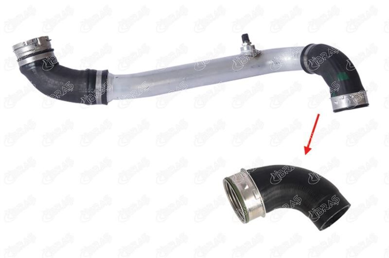 TURBO HORTUMU KUCUK - X5 E53 (99-06) - IBRAS - OEM: 11617799395