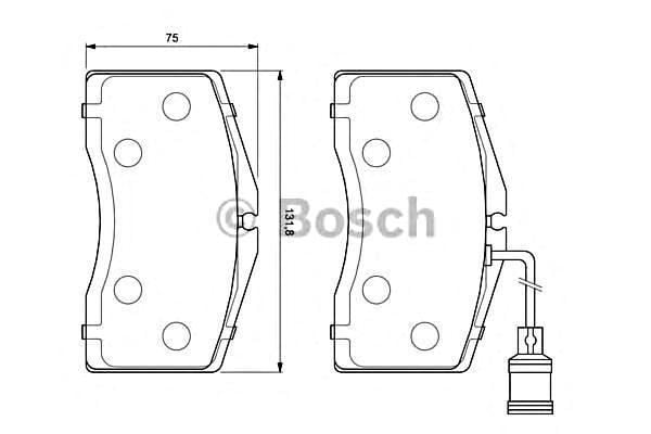 ÖN BALATA AUDI A8 2.8 3.7-4.2 6.0 2.5TDİ 3.3TDİ S8 guattro (94-02) - OEM: 4D0698151Q - BOSCH