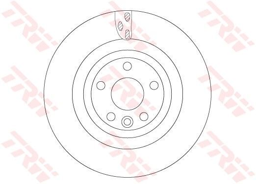 FREN DISKI ARKA - JAGUAR F-PACE (X761) (17-) - TRW - OEM: T4A2061