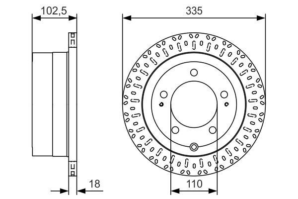 FREN DİSKİ - OEM: 4243160241 - BOSCH