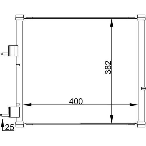 KLIMA RADYATORU - FOCUS/C-MAX (12-) - BEHR - OEM: AV61 19710 AC