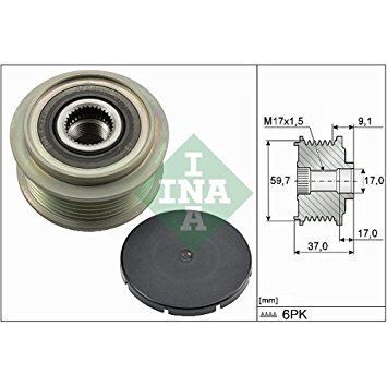 ALTERNATOR KASNAGI . - MPV (LW) (99-02) - INA - OEM: GY02-18-330A