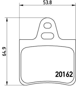 DİSK BALATA - ARKA - OEM: 425183 - BOSCH