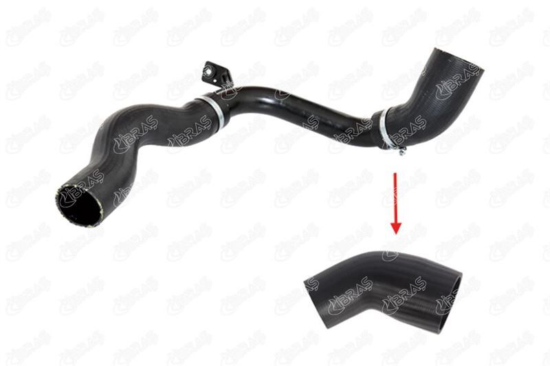 TURBO HORTUMU KUCUK (METAL BORU HARIC) - MONDEO/S-MAX (07-15) - IBRAS - OEM: 8G91 6K683 **