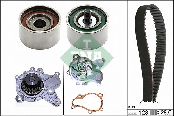 EKSANTRİK GERGİ KİT HYUNDAI GRANDEUR 2.2 CRDI (06-11) İ30 2.0 CRDI (07-11) - OEM: 2431227000 - INA
