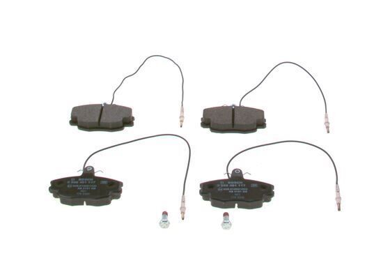DİSK BALATA - ÖN - [WVA 21460] - [ 99.95X63.45X18 MM ] - İKAZ KABLOLU - OEM: C95658557 - BOSCH