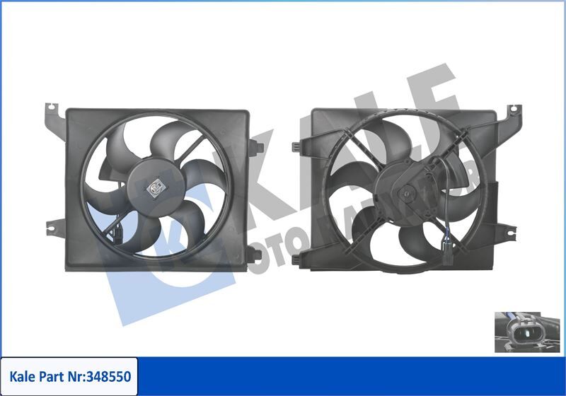 FAN MOTORU DAVLUMBAZLI HYUNDAI ACCENT ERA - OEM: 977301E000 - KALE OTO RADYATÖR