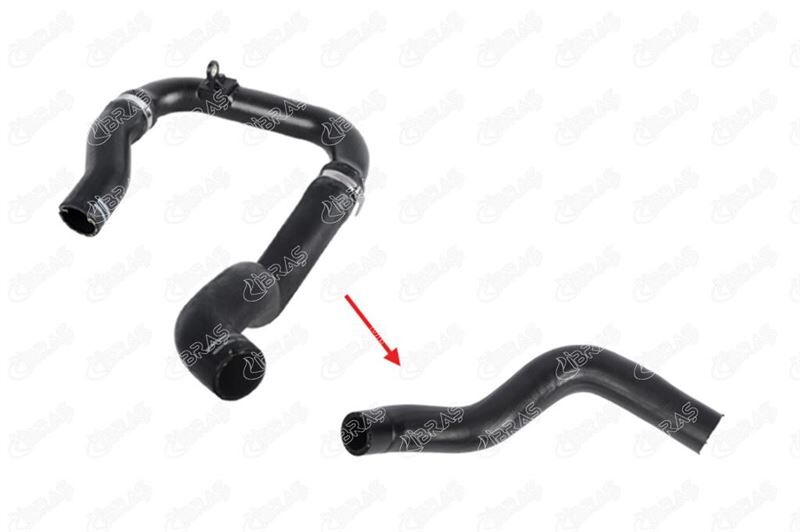 TURBO HORTUMU 75 BG ( BUYUK OLAN ) - G.PUNTO-EVO (05-) - IBRAS - OEM: 55703078
