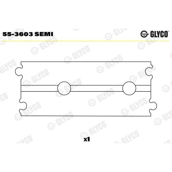 PISTON KOL BURCU 22 MMY.M KUCUK - W124-201-202-210 (88-02) - GLYCO - OEM: A1110380150