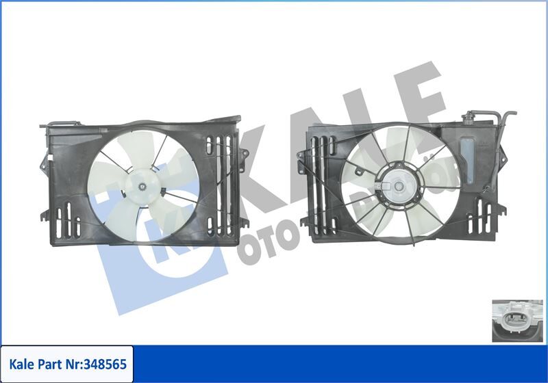 RADYATOR FANI - COROLLA (02-06) - KALE - OEM: 1671122130