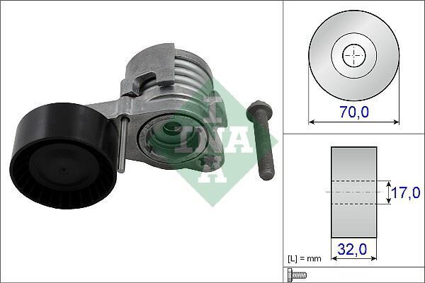 ALTERNATÖR GERGİ RULMANI (KÜTÜKLÜ) BMW (F10) 523I-528I (09-11) 530I (09-13) (F11) 523I (09-11) - OEM: 11287582761 - INA