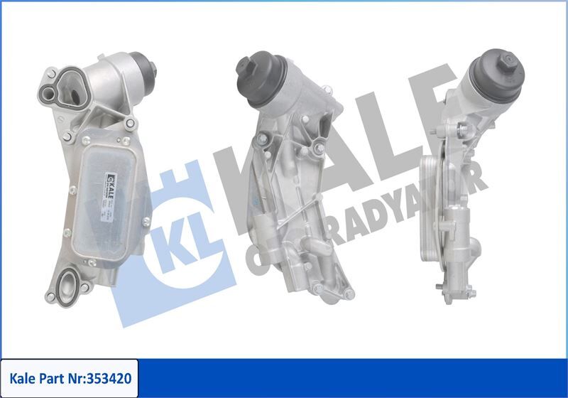 YAĞ SOĞUTUCU OPEL ASTRA H-ASTRA J-MOKKA-ZAFIRA B-ZAFIRA -TOURER C  1.6/1.8 - OEM: 093186324 - KALE OTO RADYATÖR