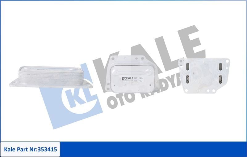 YAĞ SOĞUTUCU BIPPER-NEMO-DOBLO-FIORINO-PANDA-PUNTO-QUBO-EGEA-500L-1.3 MTJ - OEM: 1616315180 - KALE OTO RADYATÖR