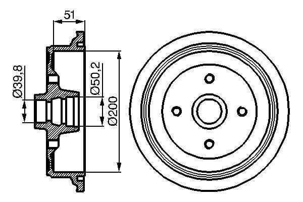 FREN KAMPANASI - OEM: 893501615 - BOSCH