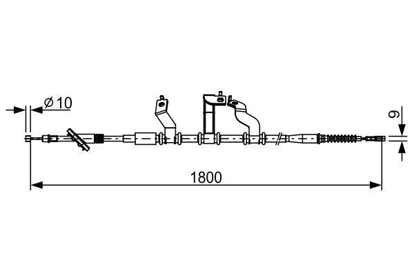 FREN TELİ. 1800 MM - BOSCH