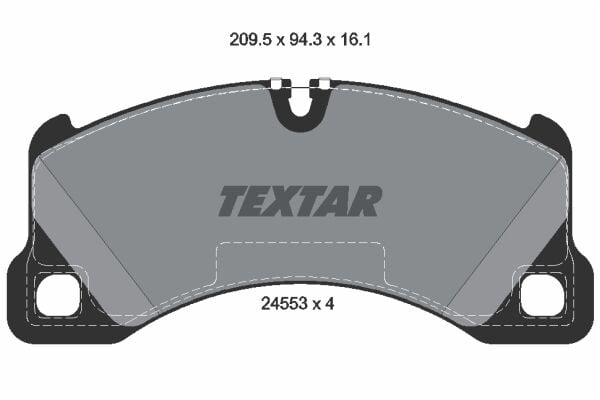 FREN BALATASI ON GDB1969 / FDB4064 - TOUAREG-Q7-CAYENNE (10-) - TEXTAR - OEM: 7L0698151M