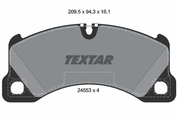 FREN BALATASI ON GDB1969 / FDB4064 - TOUAREG-Q7-CAYENNE (10-) - TEXTAR - OEM: 7L0698151M