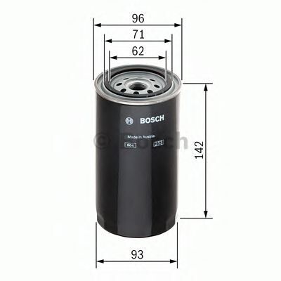 YAKIT FİLTRESİ IVECO P/PA 190-32 / 260-32 - OEM: 1164620 - BOSCH