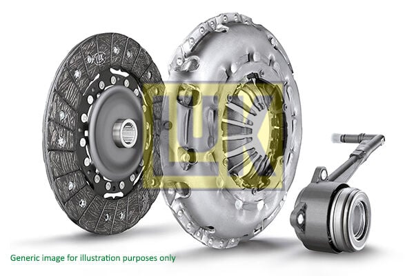 DEBRIYAJ SETI HIDROLIK RULMANLI LUK 510 0097 10 ( CIFT SEKMAN ) GENIS TIP - CLIOIV/KANGOII/CAPTUR/SANDERO/LOGAN/MERCEDES 115-123 (14-) - LUK - OEM: 302052516R