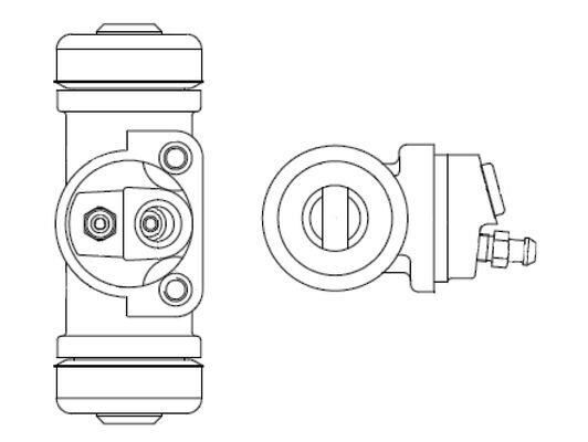 TEKERLEK SİLİNDİRİ - [Ø 22.22 MM] - BOSCH