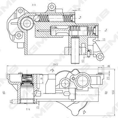 YAG POMPASI - PASSAT-A3-Q3 (04-) - GMB - OEM: 06J115105T