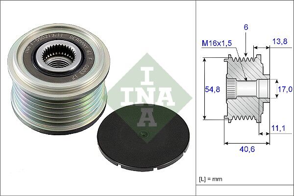 ALTERNATOR KASNAGI SARJ KASNAGI - CAPTUR/MODUS-SCENIC-TWNG-NOTE-MICRA-QASHQAI (00-) - INA - OEM: 231001043R