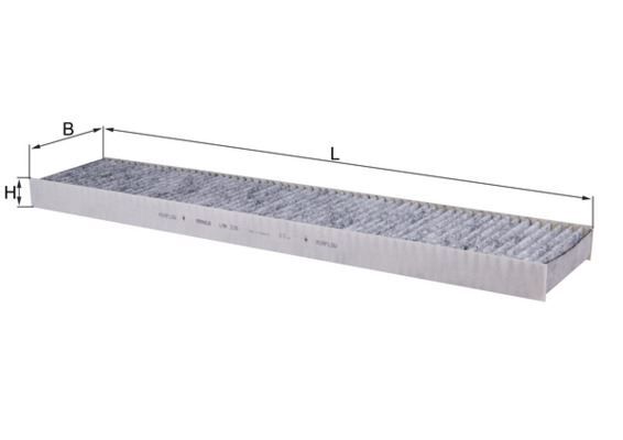 POLEN FILTRESI E919LC (KARBONLU) - SHARAN-GALAXY-ALHAMBRA (97-10) - MAHLE - OEM: 7M3819644A