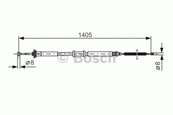 EL FREN TELİ  IDEA 04>ULYSSE (02-06)MUSA (07-12) - OEM: 51770286 - BOSCH