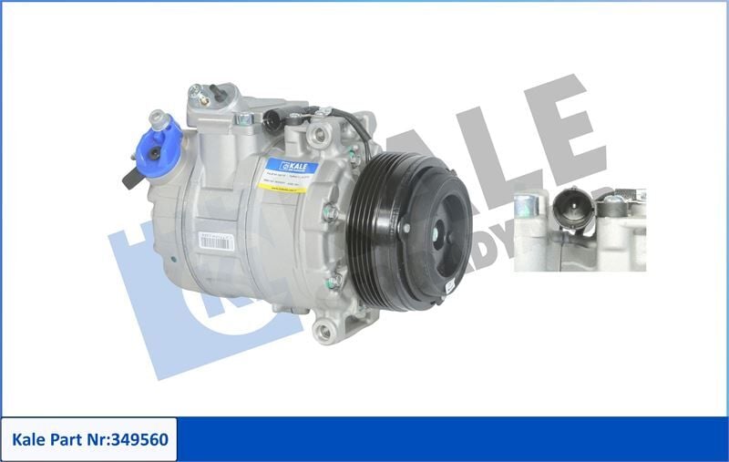 KLİMA KOMPRESÖRÜ BMW 3 (E46) (98-05)-BMW 5 (E39) (95-03)-BMW 7 (E38) (95-01) (235x138) (5 KANAL) - OEM: 64526904018-64528386451-64526911341 - KALE OTO RADYATÖR