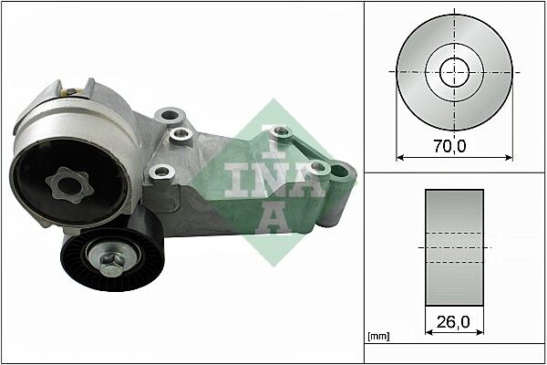 V KAYIS GERGI RULMANI - CONNECT/FOCUS (02-13) - INA - OEM: 1S4Q 6A228 AF