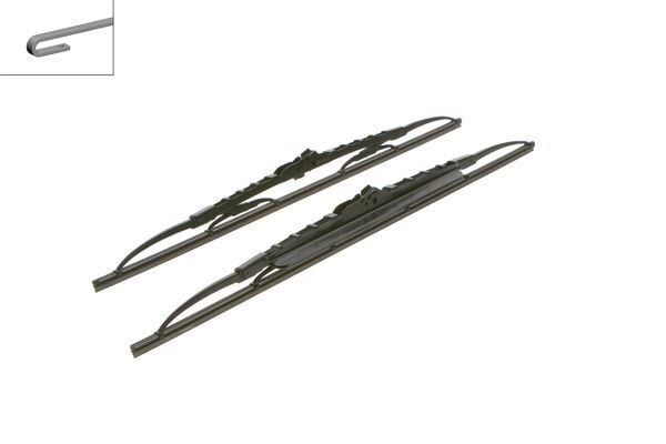 SILECEK SUPURGESI ON TAKIM TWIN RUZGARLIKLI SILECEK SETI - [ 550 / 500 MM ] - TÜM MODELLER/SANTAFE/SONATA/TERRACAN/MAGENTIS (2000-) - BOSCH - OEM: 3397118423