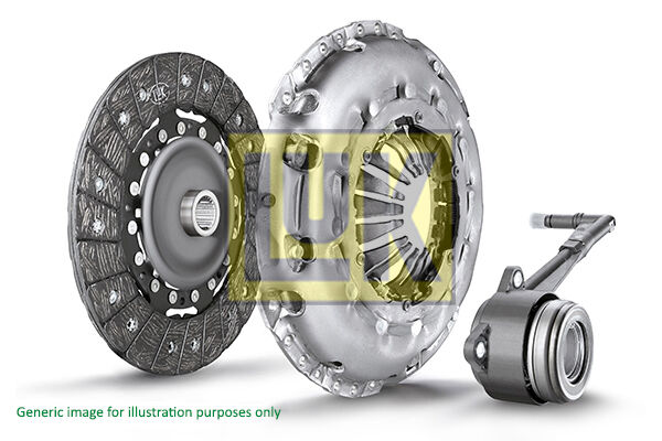 DEBRIYAJ SETI BILYALI 3C11 7A564 AD/130 PS - TRANSIT V347 (06-) - LUK - OEM: 6C11 7540 BD
