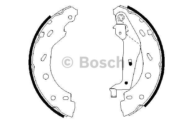 PABUÇ BALATA SMART 0.6 (02-04) ROADSTER 0.7 (04-11)ROADSTER 0.7 COUPE (08-11) - OEM: 0001440V001 - BOSCH