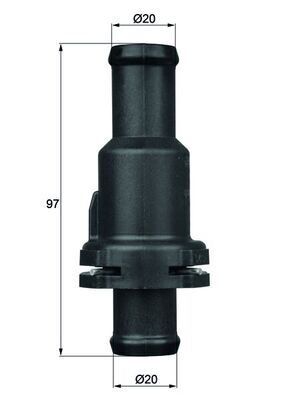 TERMOSTAT 80 °C - A8 (03-10) - BEHR-T - OEM: 4E0121113